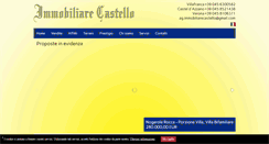 Desktop Screenshot of immobiliarecastello.info