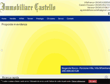 Tablet Screenshot of immobiliarecastello.info