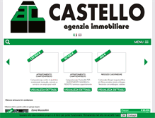 Tablet Screenshot of immobiliarecastello.it